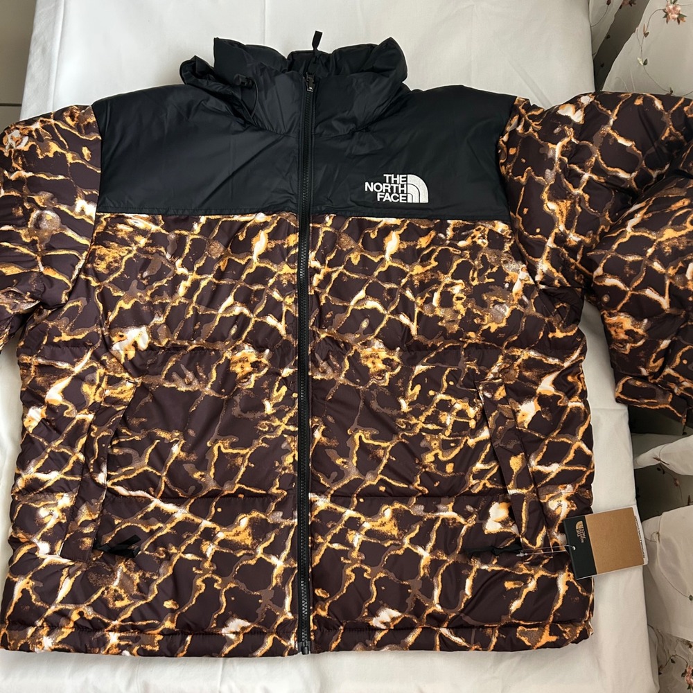 NWT The North Face Mens 1996 Retro Nuptse Jacket Coal Brown XL 700‎ Down Fill